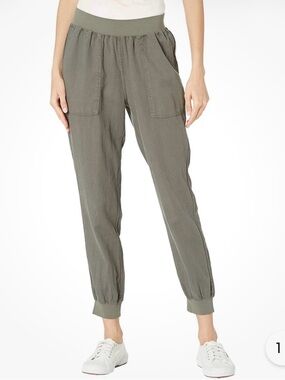 Faherty Womens Arlie Day Pants Surplus Green Size Medium